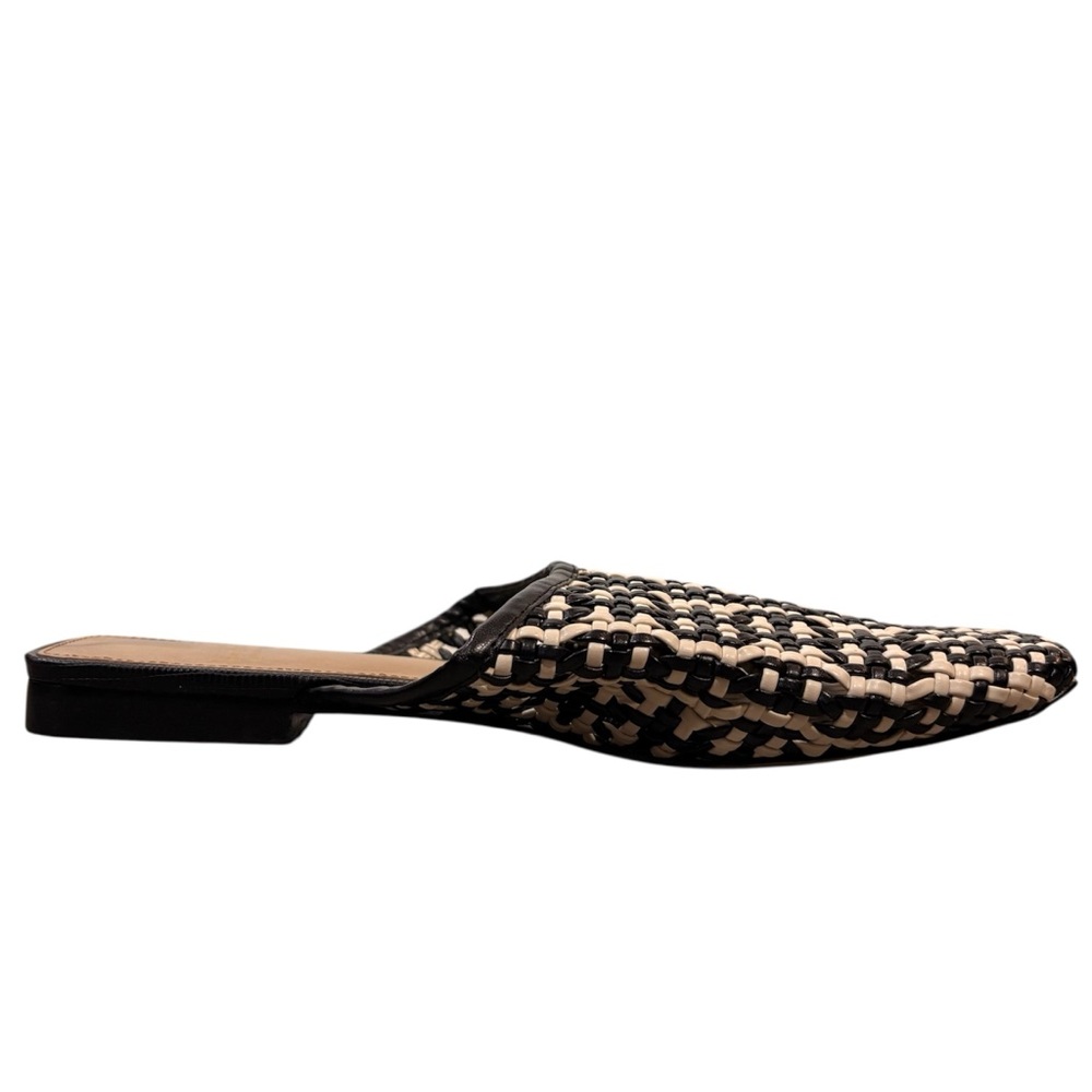 Sam Edelman Leona Woven Mules Women's 6.5 Slide Flats Chic Casual Square Toe - Picture 2 of 9
